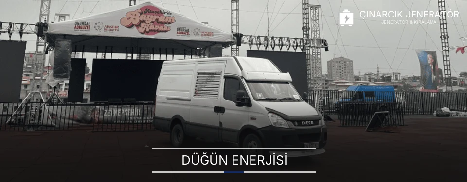 Çınarcık Düğün Jeneratör Destek Hattı